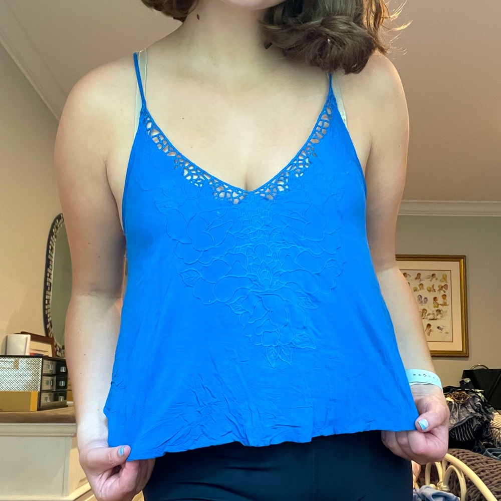 Blue Lush Tank Top